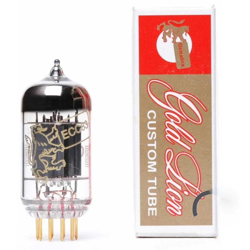 1PCS 12AX7 / ECC83 Tube Valve Vacuum Reference Genalex-GOLD LION for Amplifier Preamp | Обустройство дома