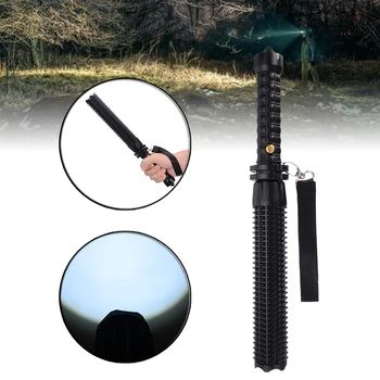 

Baseball Bat LED Flashlight 2200 Lumens Super Bright Baton Aluminum Alloy Torch For Emergency And Self Defense