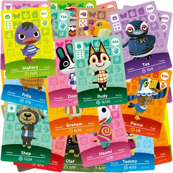 

Funny joy Series 4 (321 to 360) compatible Amiibo Game Card Series Animal Crossing Card Suitable for NS Villager Cames