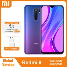 Xiaomi Redmi 9-3gb 32GB/4GB LTE/WCDMA/GSM Adaptive Fast Charge Fingerprint Recognition