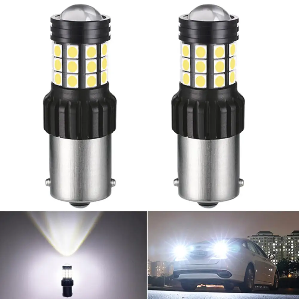 2X 1156 P21W BA15S W16W 921 T15 автомобильная светодиодная лампа задсветильник хода