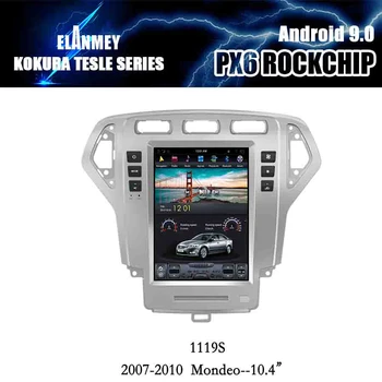 

PX6 2Din Car Radio Bluetooth Screen Android 9 GPS Navigation Multimedia Player For Ford Mondeo 2010 2009 Stereo Head Unit Black