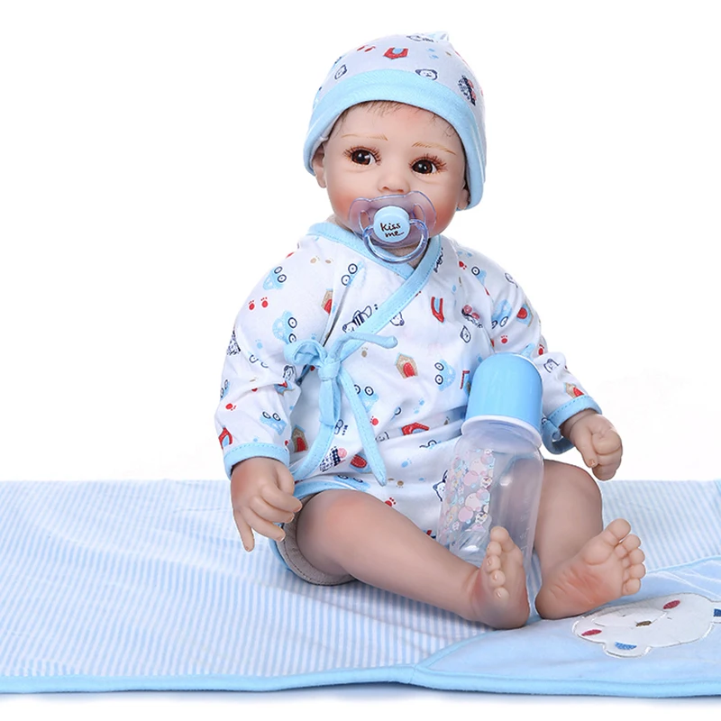 Модная Кукла-реборн для новорожденных, игрушки для девочек, детские куклы из мягкой ткани, реалистичные игрушки для детского сада, подарок для мальчика