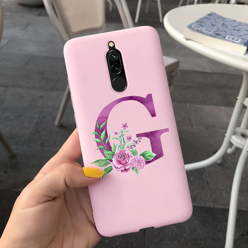 best phone cases for xiaomi Letters Case For Xiaomi Redmi 8 Case Silicone Cute Painted Soft Back Cover For xiaomi Redmi 8 Case 6.22" Phone Case Redmi8 Funda xiaomi leather case color