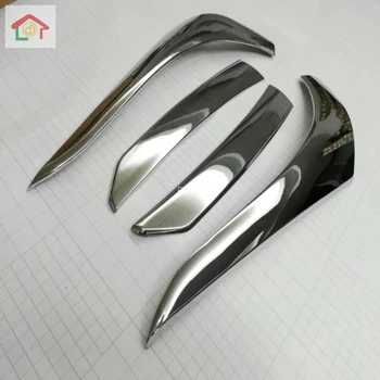 

Car Part Rear Tail Light Lamp Eyebrow Frame Stick ABS Chrome Cover Trim Stick 4pcs For Mitsubishi Outlander 2016 2017 2018 2019