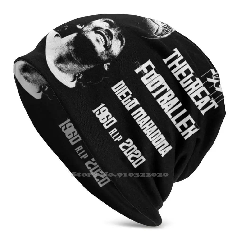 Il Grande Calciatore Diego Maradona 1960 2020 T Shirt Berretto Lavorato A Maglia Berretto Sportivo Argentina Napoli Diego Maradona Soccer