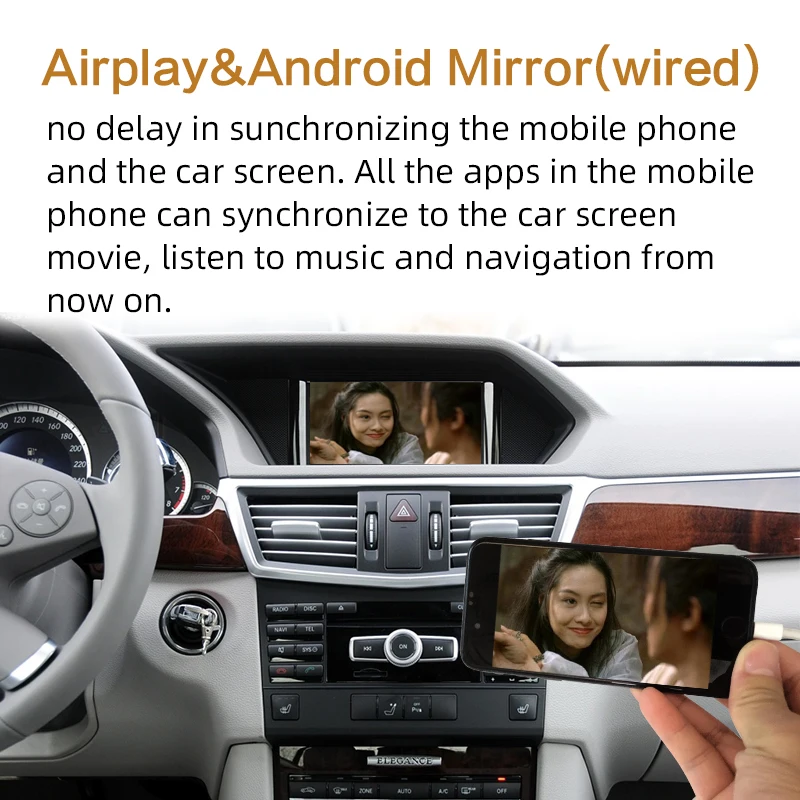 Sinairyu беспроводной Apple Carplay Mercedes GL класс X166 2010 2014 NTG4.5/NTG4.7 Поддержка камеры заднего