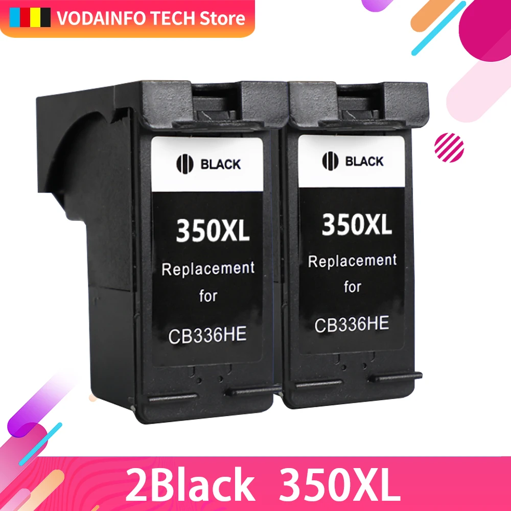 QSYRAINBOW 350XL 351XL сменный картридж для принтера для hp 350 351 использовать для D4200 D4260 D4263 D4360 J5730 5780 5785 C4380 4480 - Цвет: 2BK