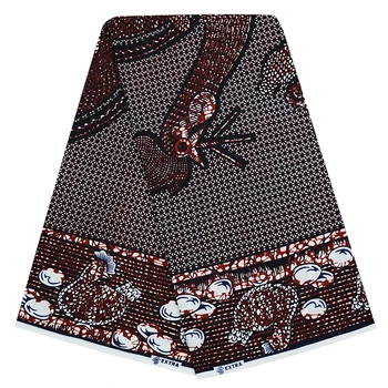 

2020 Cotton REAL Veritable wax Ankara Real African wax print fabric Sewing Dress Material 6 yards