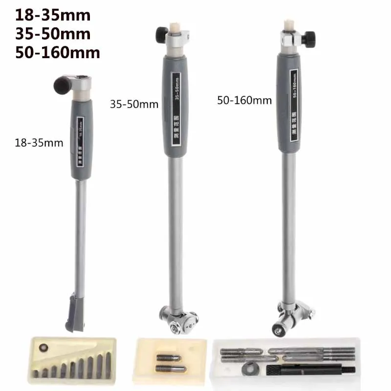 50-160mm Inner Diameter Bore Gauge Measuring Rod + Probe (no indicator) Accessories 0-10mm dial indicator | Инструменты