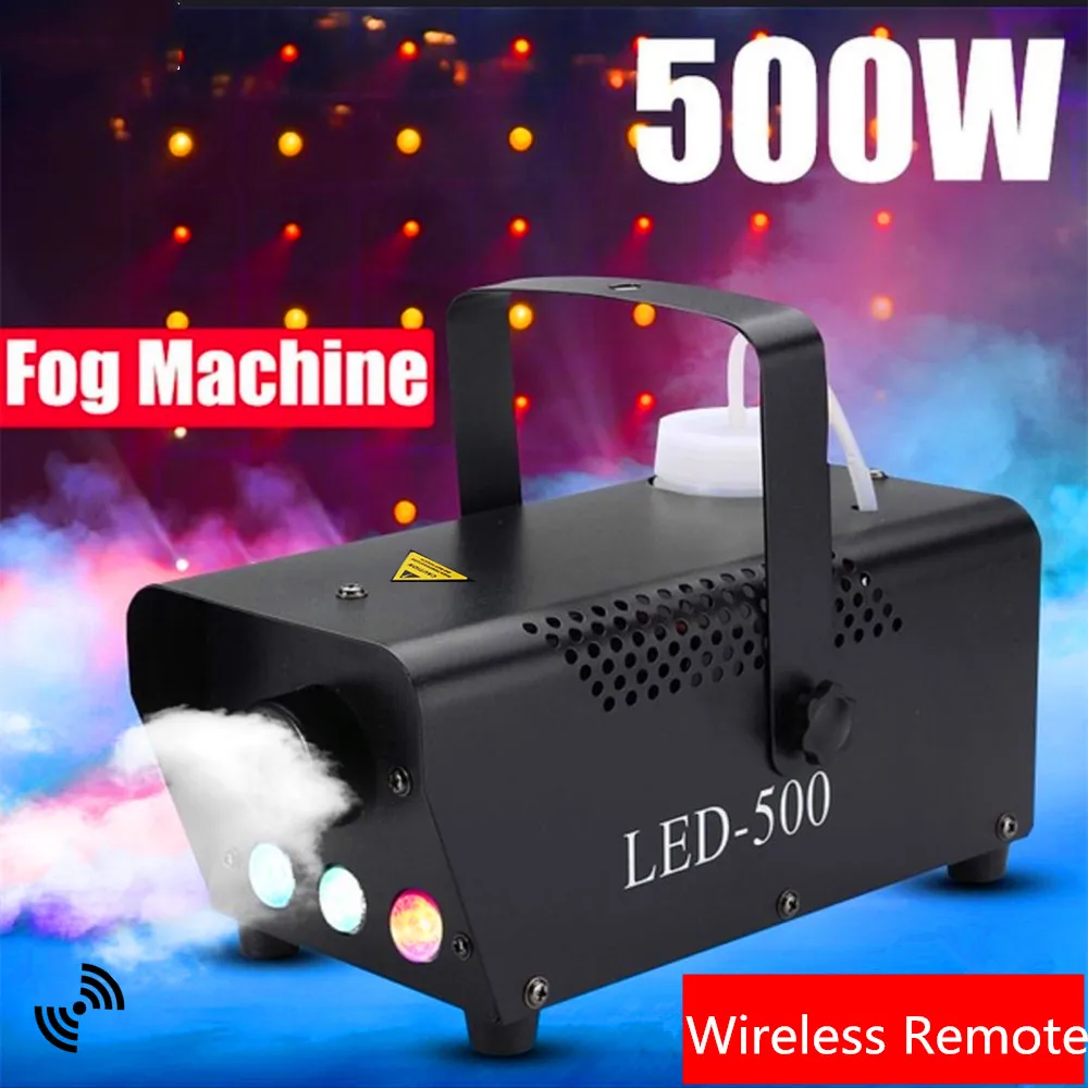500W Светодиодный дымовая машина/Беспроводной дистанционного паровой