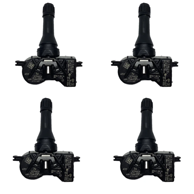

4Pieces Tire Pressure Sensors TPMS Sensor 40700-4CB0B 40700-4CB0A 433Mhz for Nissan Armada Qashqai j11
