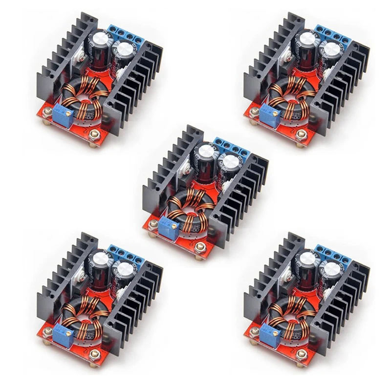 

5PCS 150W Boost Converter DC-DC 10-32V to 12-35V Step Up Voltage Charger Module Adjustable Power Voltage