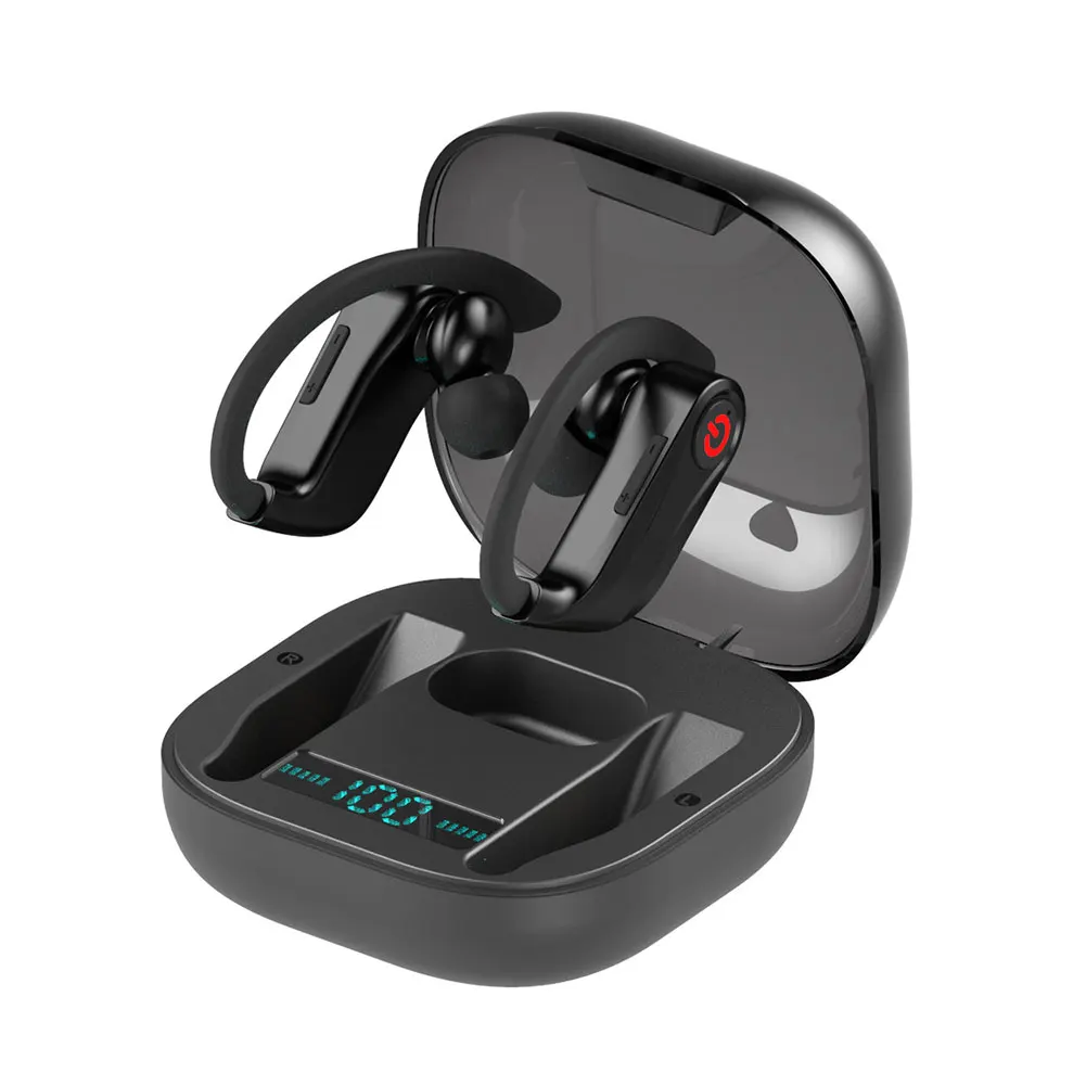 

HBQ Q62 Bluetooth 5.0 Earphones True Wireless Earbuds Deep Base Stereo Earphones in-Ear Built-in Mic Sports Waterproof Headset