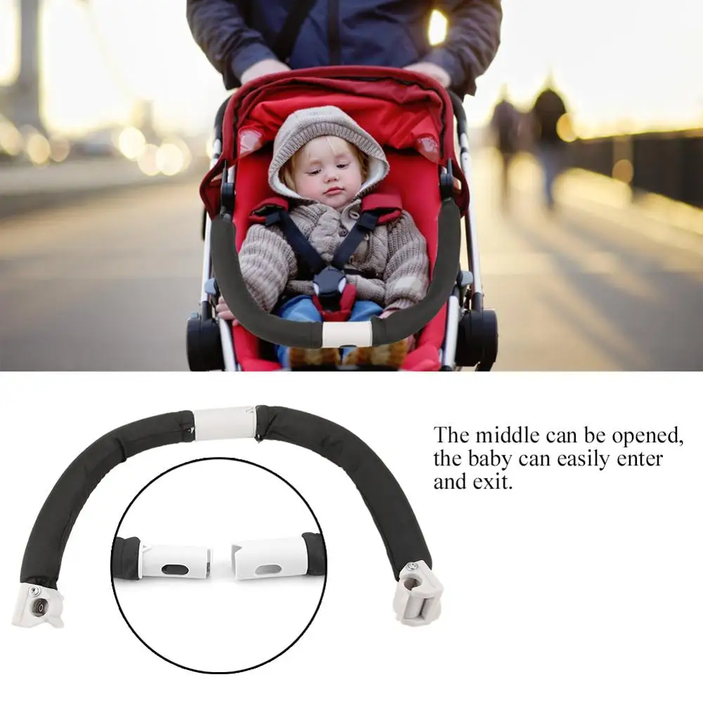 Baby Stroller Handle Adjustable Handlebar Generic Universal Armrest Bumper Bar for Baby Carriage Baby Stroller Pram Accessories