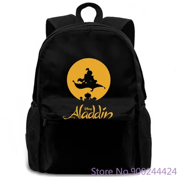 

Aladdin Magic Carpet Ride Silhouette Graphic Novelty Mens women men backpack laptop travel school adult student