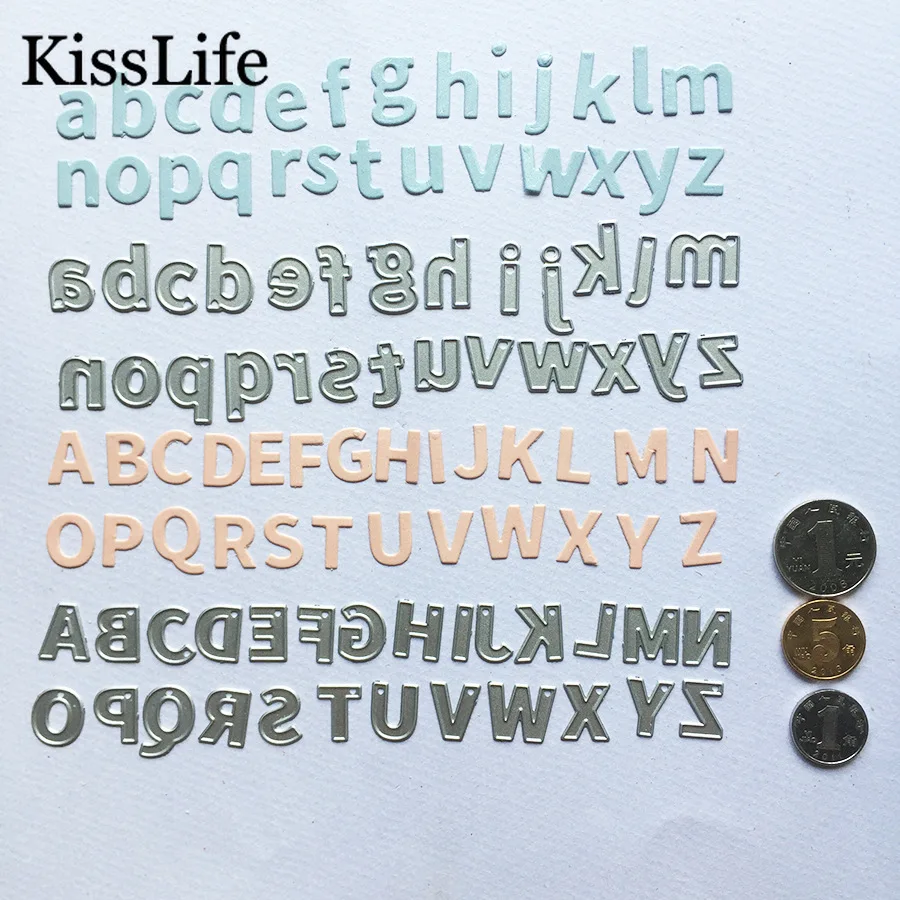 1 Pack 26 Alphabets Letters Embossing Metal Cutting Dies Alinacraft Die Cuts for Card Making Scrapbooking Christmas Album Decors | Дом и сад