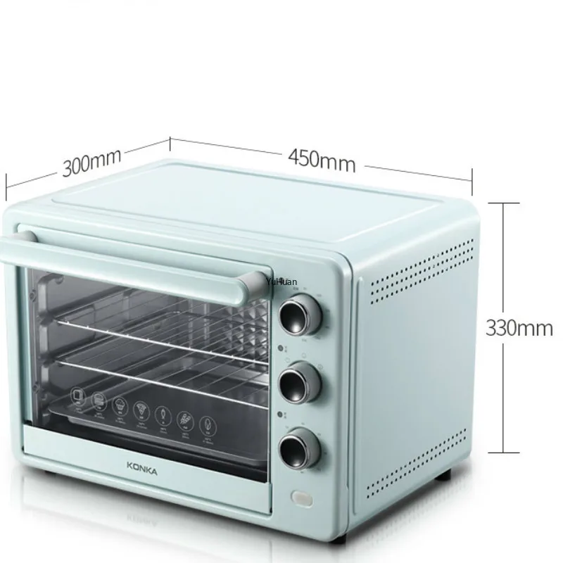 Техника для кухни электрическая 32 л электрическая духовка Бытовая Машина Для Выпечки Пиццы печь для выпечки тостер духовка