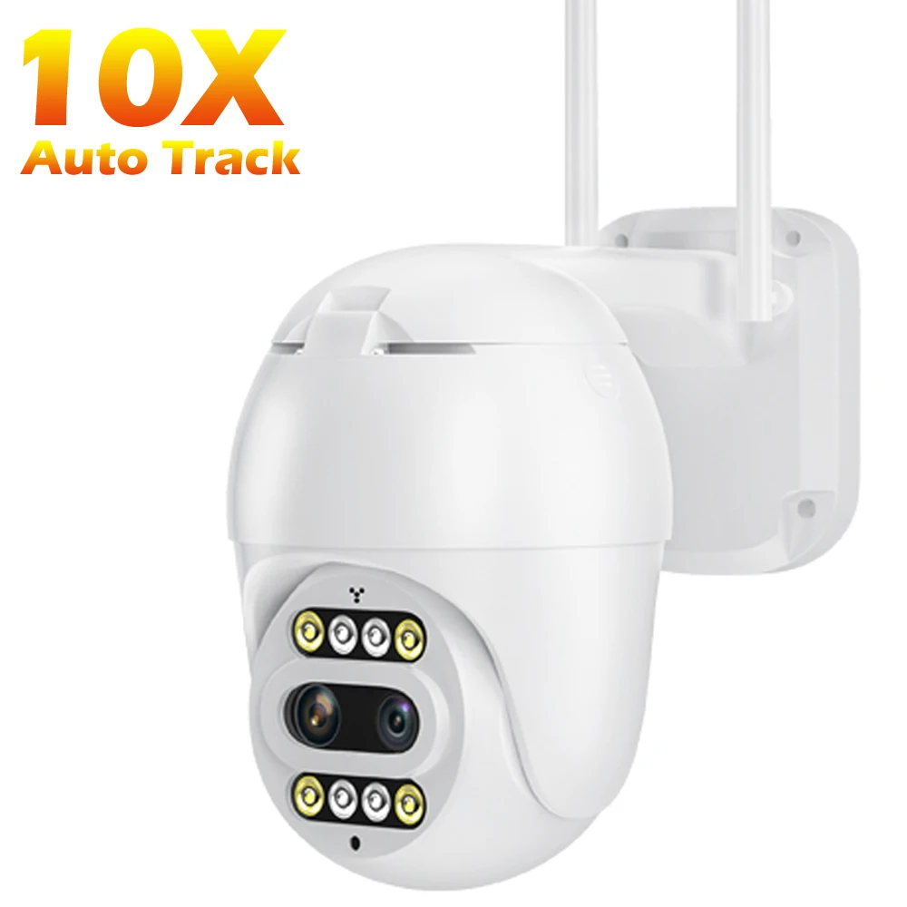 IP-камера FHD 1080P CCTV 360 PTZ 10X с Wi-Fi для системы видеонаблюдения | Безопасность и защита