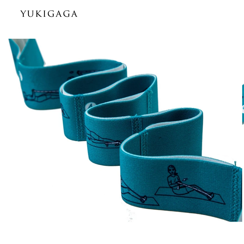 

Women Yoga Stretch Strap Belt Yoga Pull Up Belt Rope for Wrist Waist Leg Training Gym Accessories Fitness Equipment