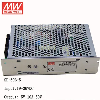 

MEAN WELL SD-50B-5 19~36V DC to 5V DC 50W DC-DC Converter Enclosed Switching Power Supply 24V to 5V 10A Converter Transformer