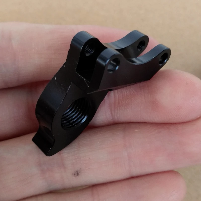 1 Pz Bicicletta Gear Deragliatore Posteriore Gancio Per Vitus #1 Vitus Sommet 2015-2017 Escarpe Sentier Telaio In Carbonio Bici Mtb Mech Dropout