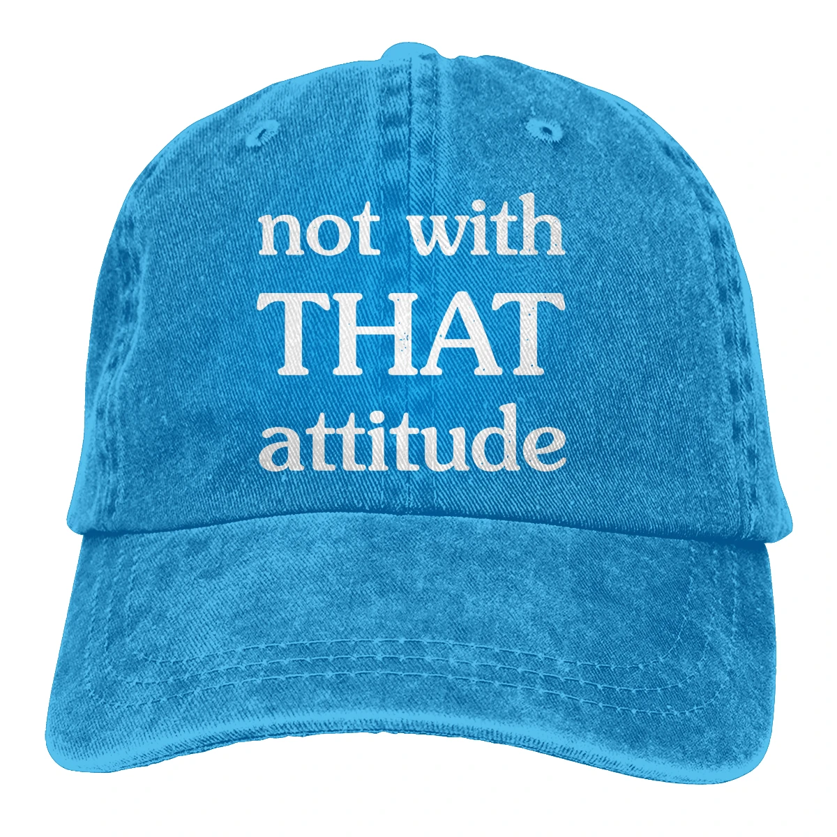 Не с тем, что отношение Casquette черный унисекс Мужские Женские деним Strapback бейсболка Регулируемая Гольф папа шляпа