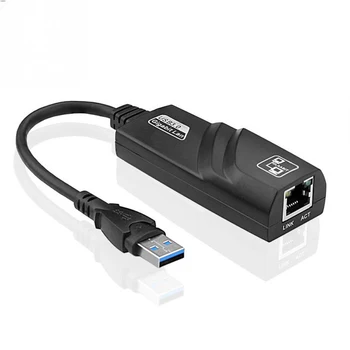 

USB 3.0 Gigabit Ethernet External USB to RJ45 Adapter Lan Network Card for Windows 10 8 7 XP Mac Laptop PC Computer Wholesale