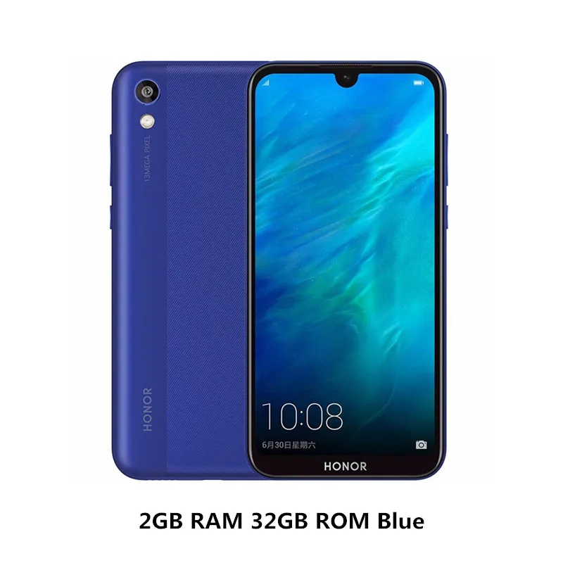 HONOR 8 play, Смартфон HONOR Play 8 MT6761, 2 Гб ОЗУ, 32 Гб ПЗУ, 5,71 дюймов, ips, Android 9, мобильные телефоны с распознаванием лица - Цвет: 2GB 32GB Blue