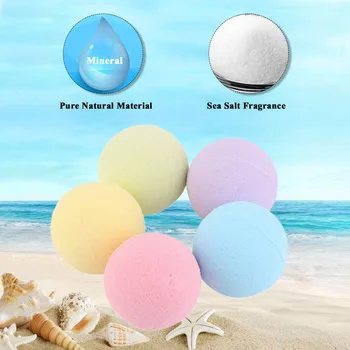 

New 1PC 40G Colorful Bath Bomb Bath Ball For Home Hotel Bathroom Body Cleaner For Dry Skin Moisturize Spa Bubble Bath