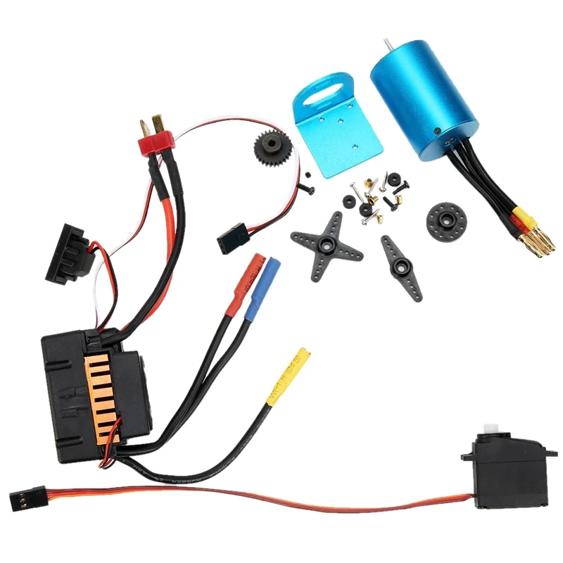

540 Brushless Motor 60A ESC Kit for RC Car 1/18 A959 A979 A969 Accessory