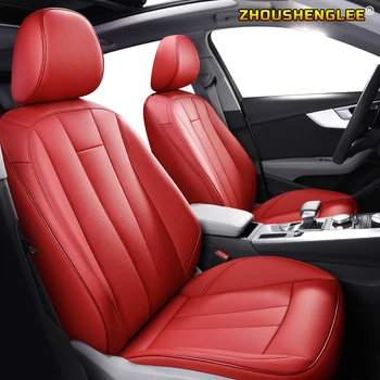 

ZHOUSHENGLEE custom auto real leather car seat cover for DS DS-5 DS-5LS DS-6 car seat protector Automobiles Seat Covers