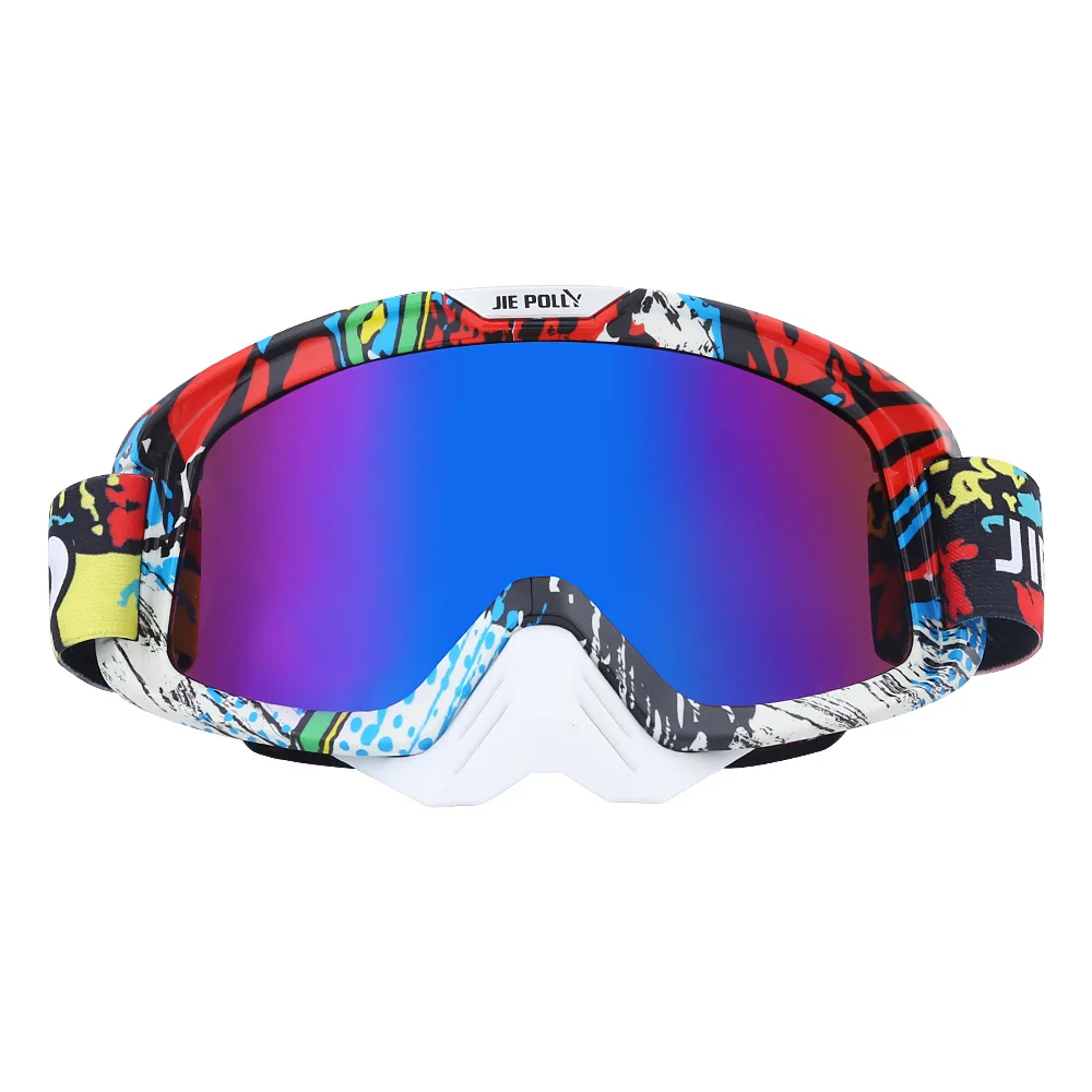 C Motocross Goggles Glasses Off-Road ATV Dirt Bike MX Downhill DH Goggles Ski Glasses Motorcycle Goggles Racing Eyewear - Цвет: C