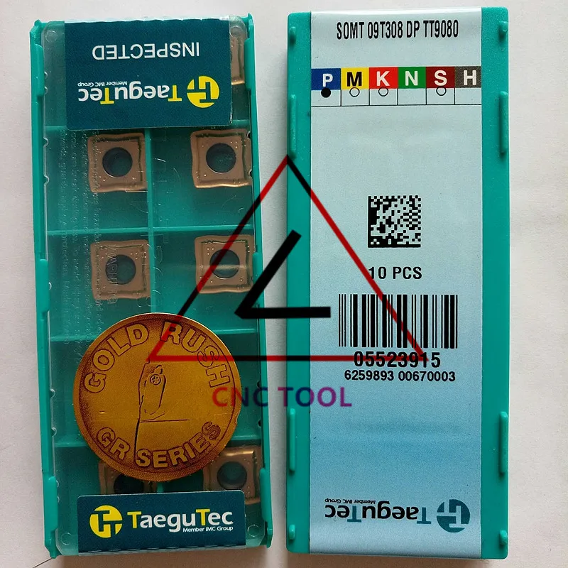 SOMT 09T308 DP TT9080 10 шт. оригинальный корейский режущий инструмент TaeguTec| |