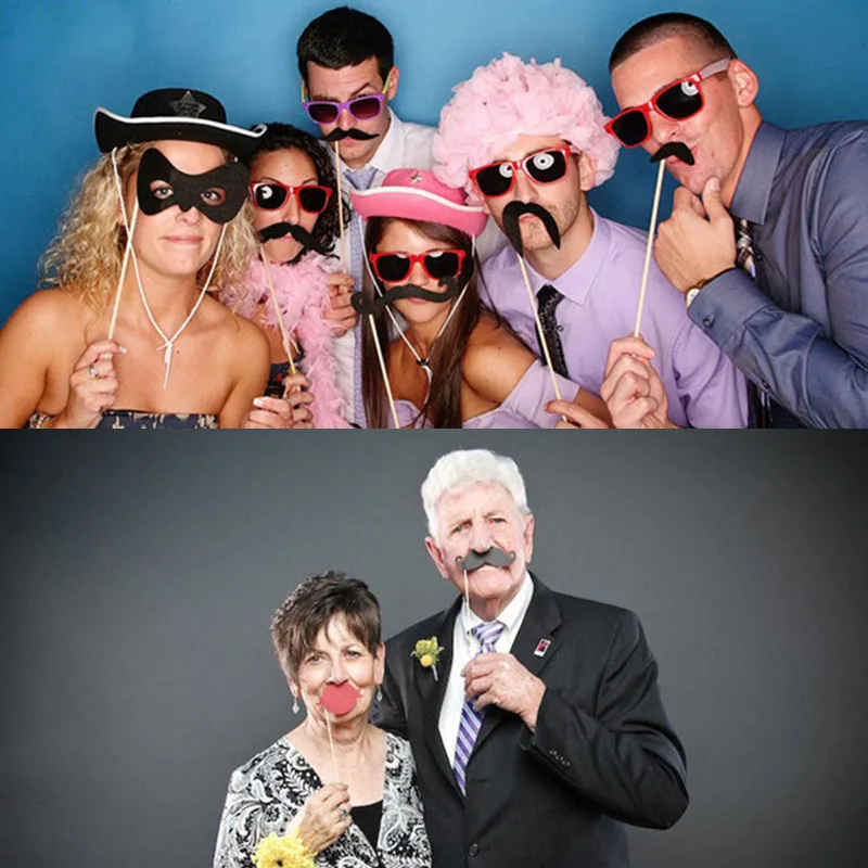 76 шт./компл. забавная Свадебная Рождественская фотостудия реквизит DIY Mr Mrs маска очки реквизит для фотографий аксессуары для фотографий вечерние события Декор