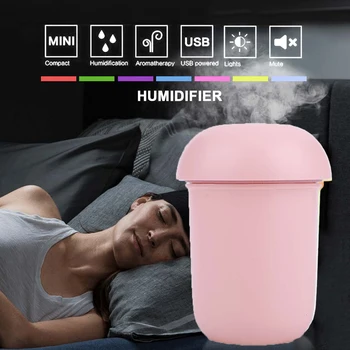 

Hot 200ML Ultrasonic Air Humidifier Aroma Essential Oil Diffuser for Home Car Office USB Fogger Mist Maker with LED Night Lamp