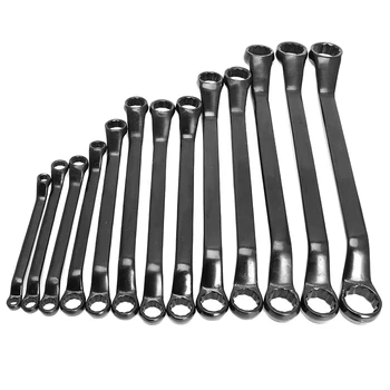 

Ratchet Torque Wrench Tool Set Double Box End Offset Ring Key Set Bend Neck Ratchet Wrenches Spanner Universal Key