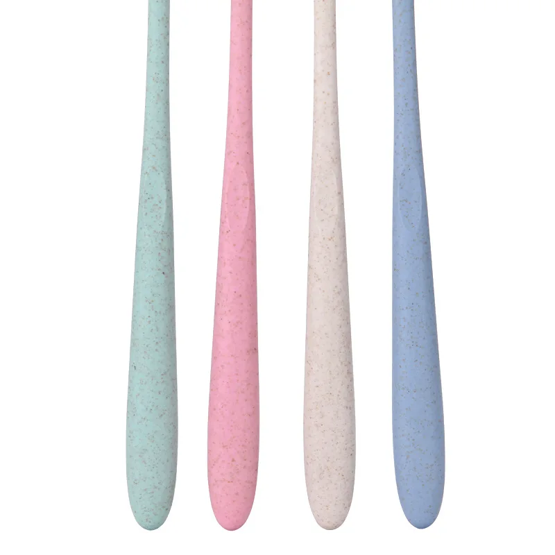 Eco Friendly Toothbrushes Travel Toothbrush Bamboo Soft Bristle Brush Small Head Tooth Care Biodegradable Wheat straw 3