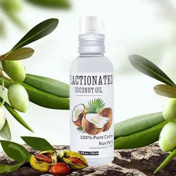 

100ml 100% Natural Pure Coconut Oil Organic Extra Virgin Coconut Oil Best Cold Press Coconut Oil Skin Hair Care Essential Oil