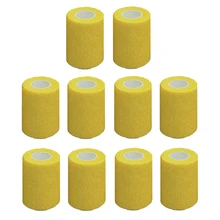 10 рулонных повязок самоклеющиеся эластичные полезные повязки обертывание для спортивных медицинских