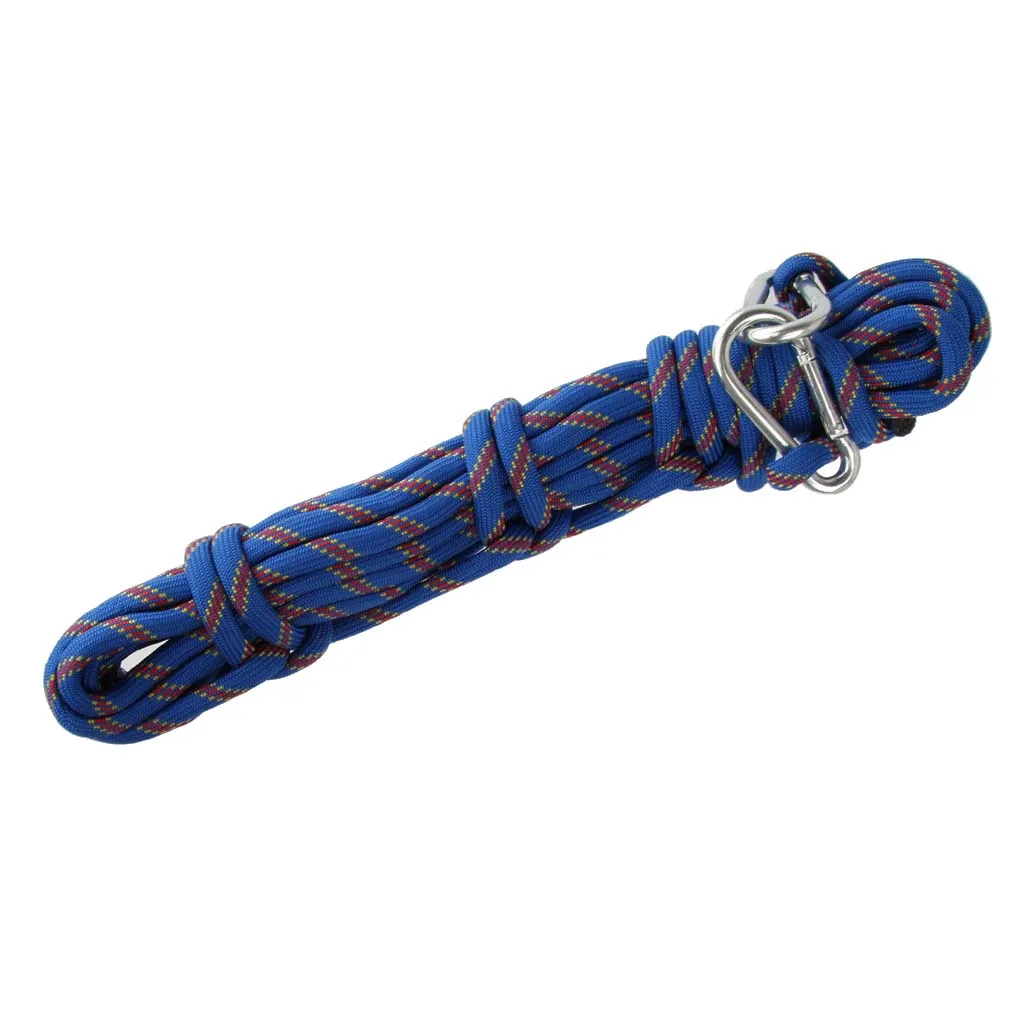 Multi-purpose 10M 10mm Outdoor Climbing Rope Climbing Safety Rescue Rope