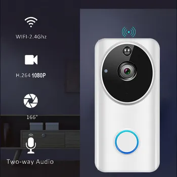 

HIPERDEAL 2020 New L9 Wireless WiFi DoorBell Smart Video Phone Home Visual 2-Ways Audio Secure Camera O08