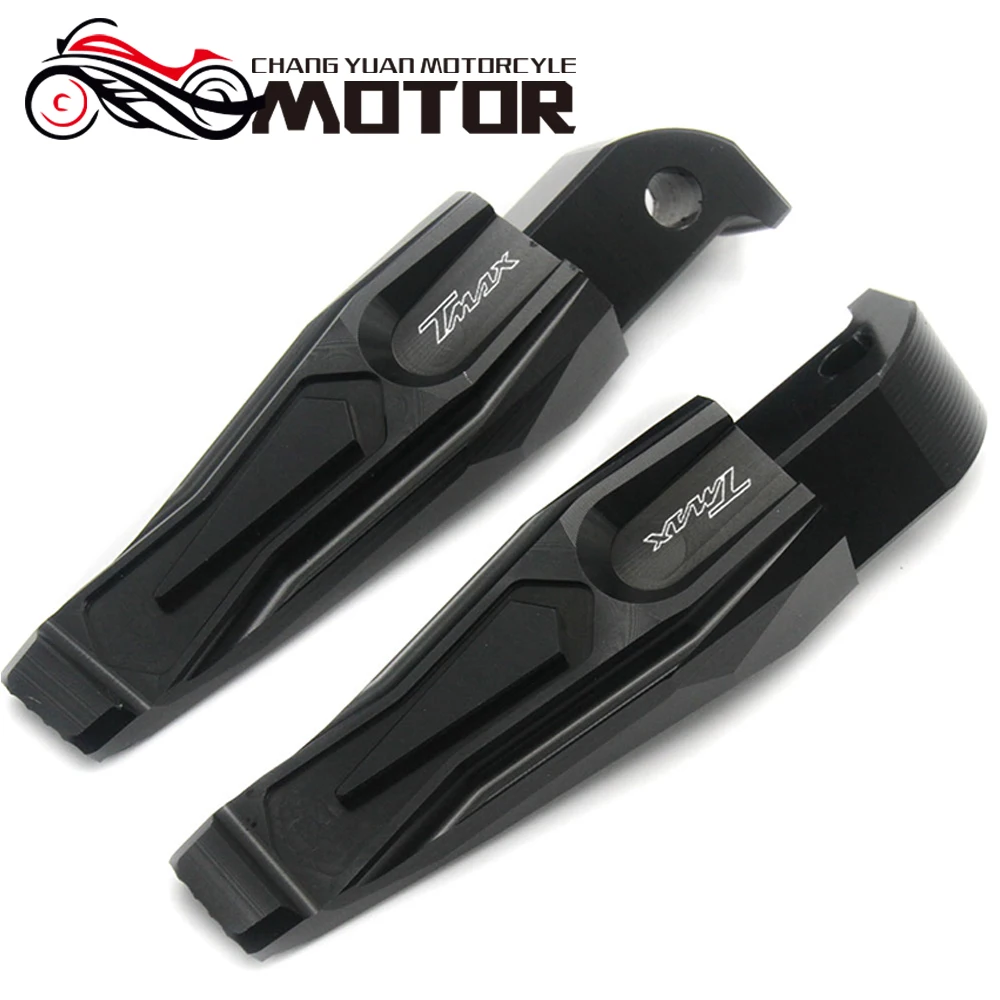 Motocicleta CNC trasero de aluminio de pasajeros pie Peg reposapies para YAMAHA TMAX 500 T-MAX530 XP500 XP530 6 цветов