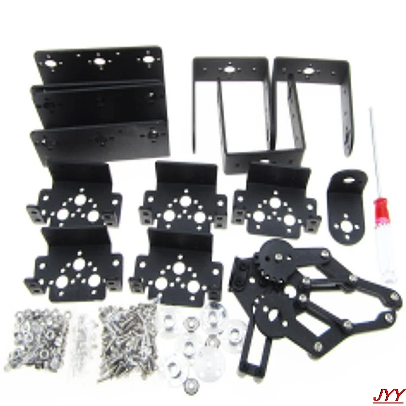 

NEW 6DOF Robot Arm Mechanical Robotic Clamp Claw Aluminium for black A2TS