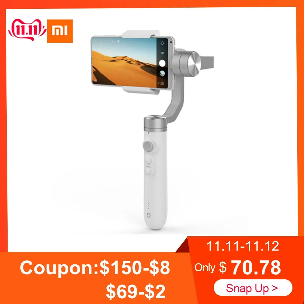 Kaufen Xiaomi Mijia 3 Achse Handheld Gimbal Stabilisator 5000mAh Batterie Für Action Kamera Und Telefon Stabilisator Xiaomi SJYT01FM
