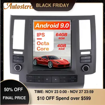 

Tesla style Android 10.0 4+64G Car Multimedia player Car GPS Navigation For Infiniti FX35 FX45 2003-2009 Radio Recorder Headunit