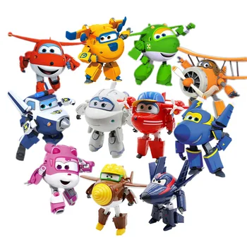 

Big!!! Super Wings Deformation Airplane Robot Action Figures Super Wing Transformation toys for children gift Brinquedos