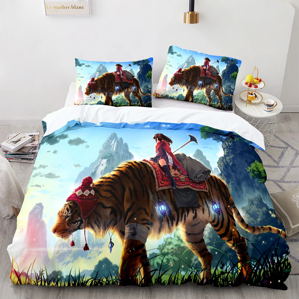 Beast lion Bedding Set Single Twin Full Queen King Size Animal Bed Set Aldult Kid Bedroom Duvetcover Sets 3D Print 037 crib bedding sets Bedding Sets