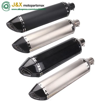 

570mm length Universal 36-51mm Motorcycle exhaust Modified Scooter Exhaust Muffle GY6 for most motorcycle slip-on