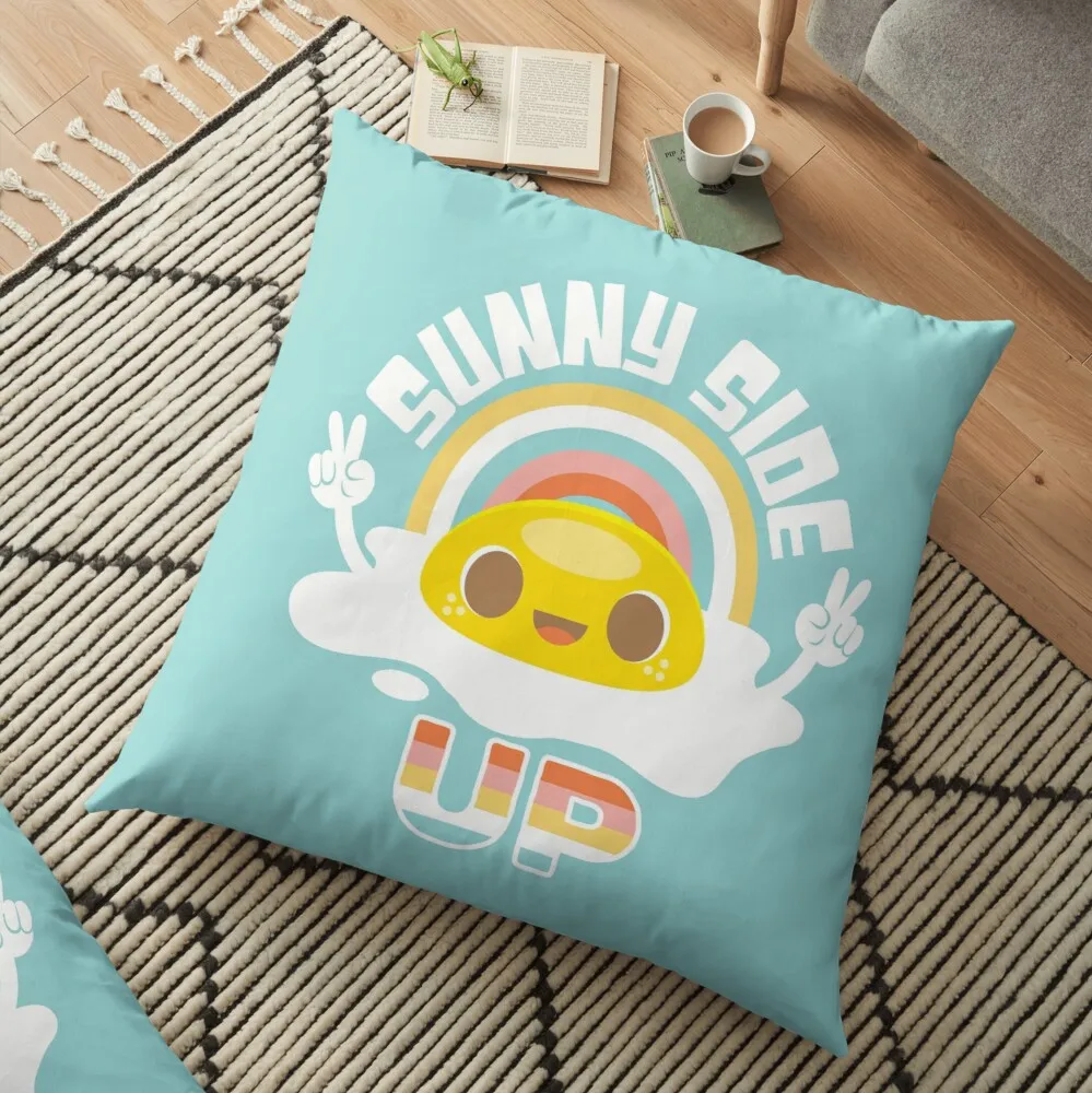 Sunny Side Up! Floor Pillow